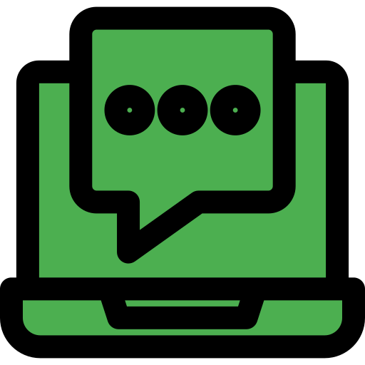 Chat Generic Outline Color icon