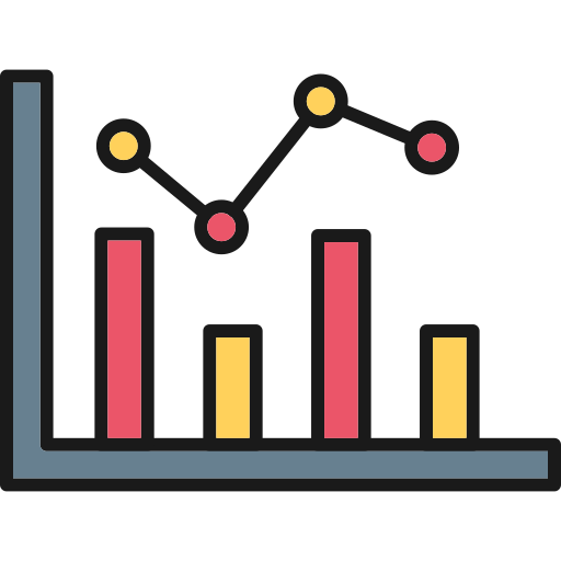 Histogram Generic Outline Color icon