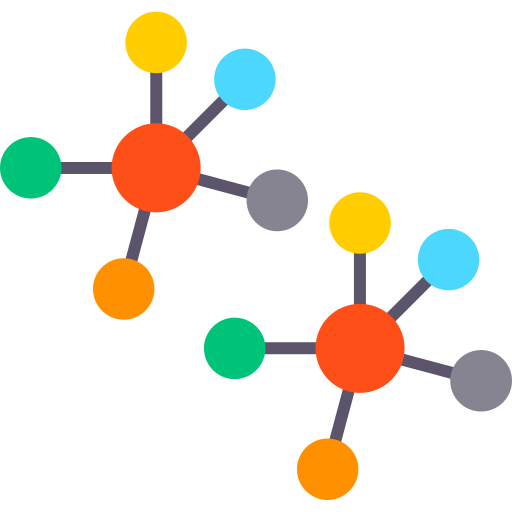 molécules Generic Flat Icône