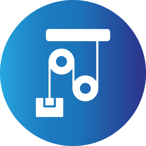 Pulley Generic Blue icon