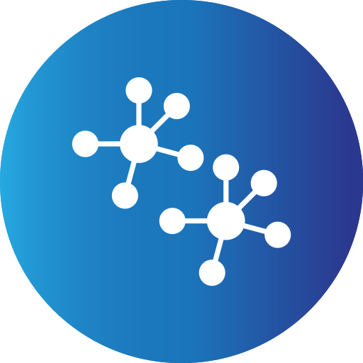 moléculas Generic Blue icono