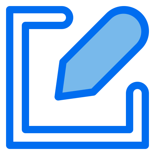 bearbeiten Generic Blue icon