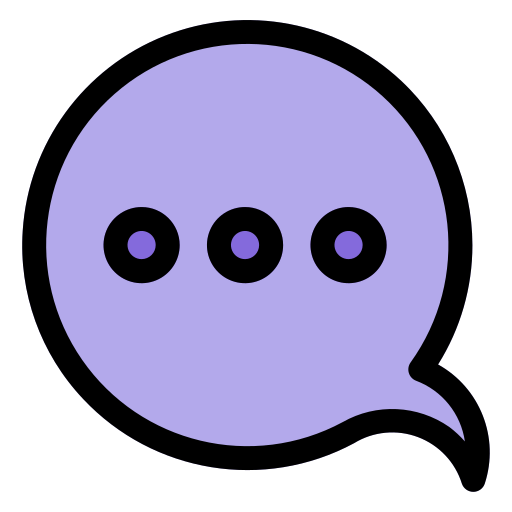 Chat Generic Outline Color icon