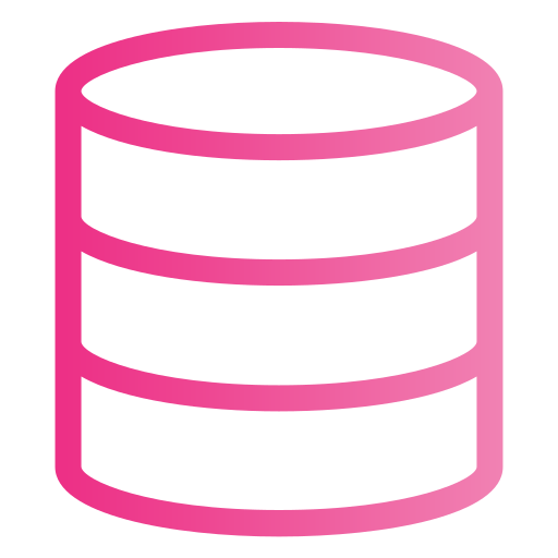 Database Generic Gradient icon