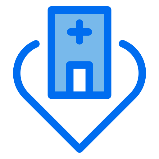 krankenhaus Generic Blue icon