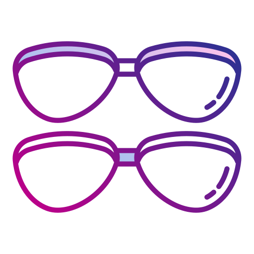lunettes Generic Lineal Color Gradient Icône