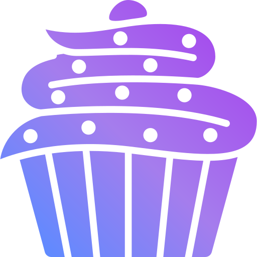 cupcake Generic Flat Gradient icoon