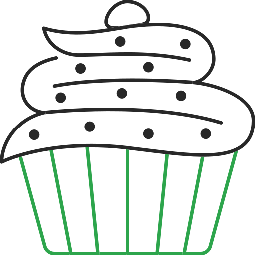 cupcake Generic Outline Color icon