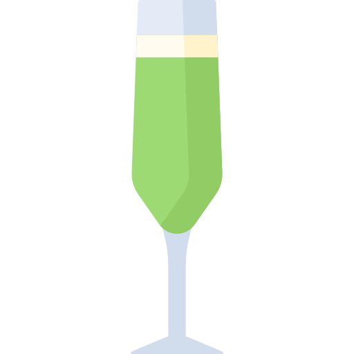 champagne glas Special Flat icoon