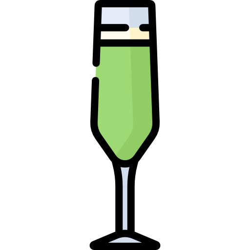 Бокал шампанского Special Lineal color иконка