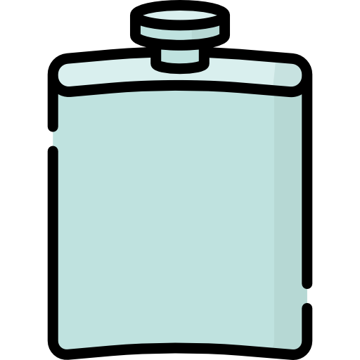 Hip flask Special Lineal color icon