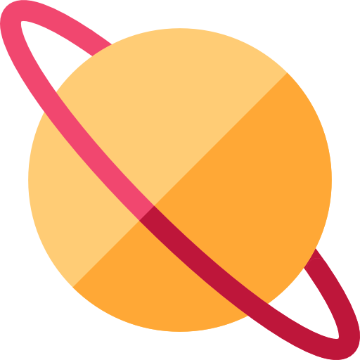 planeta Basic Rounded Flat Ícone