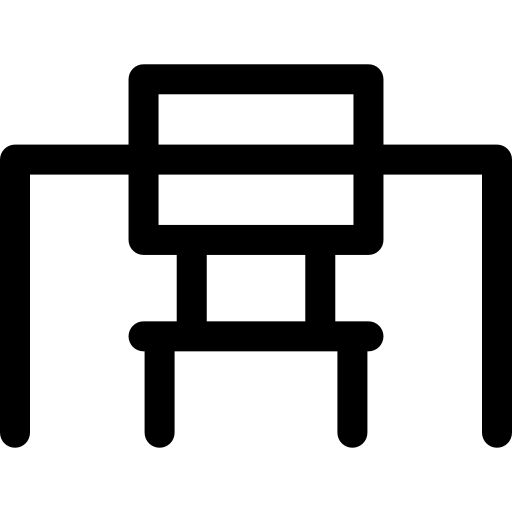 biurko Basic Rounded Lineal ikona