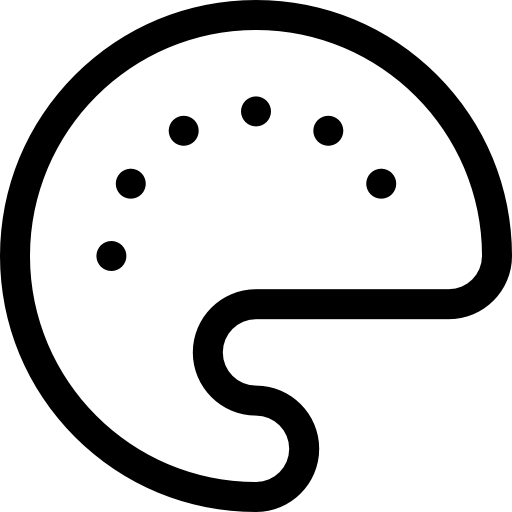 paleta Basic Rounded Lineal ikona