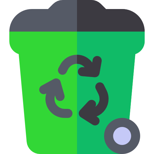 reciclaje Basic Rounded Flat icono