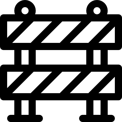 장벽 Basic Rounded Lineal icon