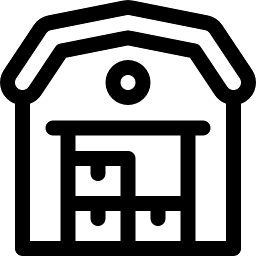 倉庫 Basic Rounded Lineal icon