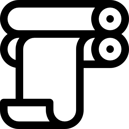 walzmaschine Basic Rounded Lineal icon