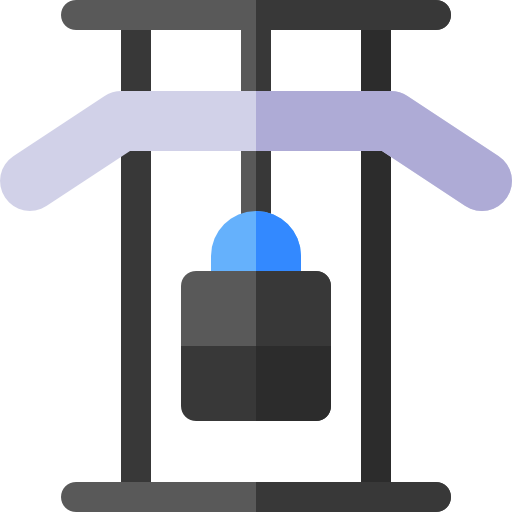 Gym bars Basic Rounded Flat icon