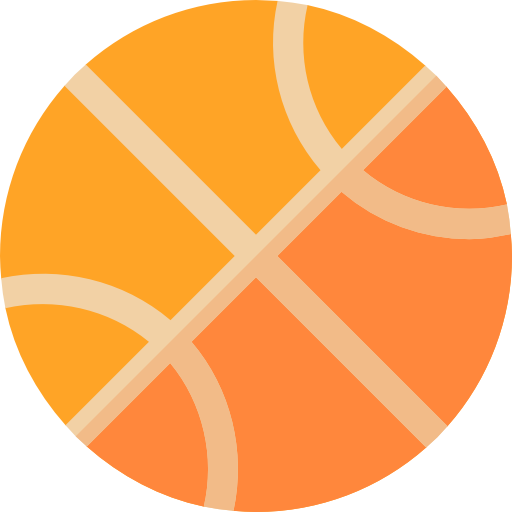 baloncesto Basic Rounded Flat icono