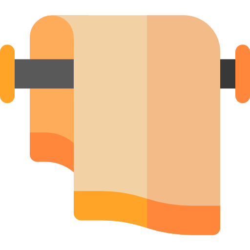 Towel Basic Rounded Flat icon