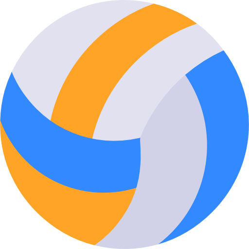 volleyball Basic Rounded Flat icon
