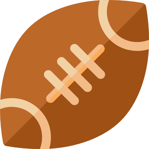 アメリカンフットボール Basic Rounded Flat icon