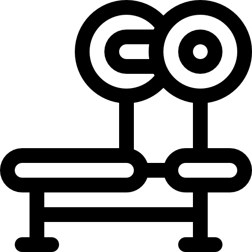 벤치 Basic Rounded Lineal icon