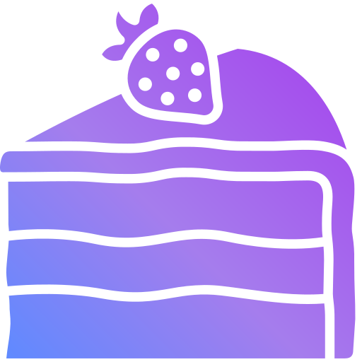 Piece of cake Generic Flat Gradient icon