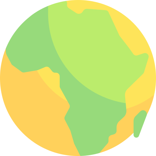 afrique Detailed Flat Circular Flat Icône