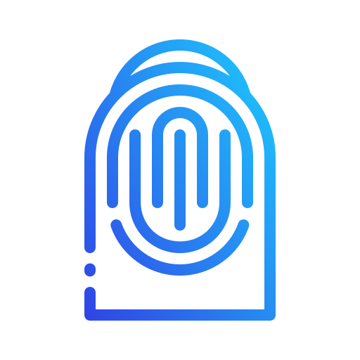 fingerabdruck Generic Gradient icon