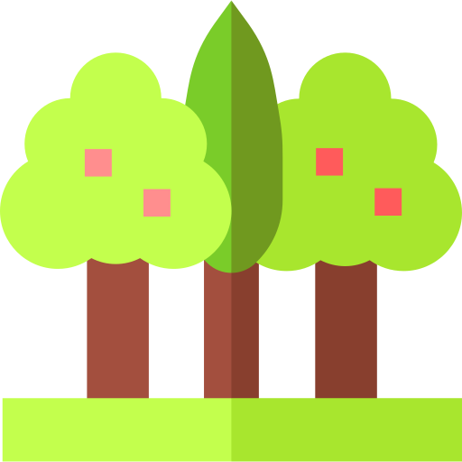 bäume Basic Straight Flat icon
