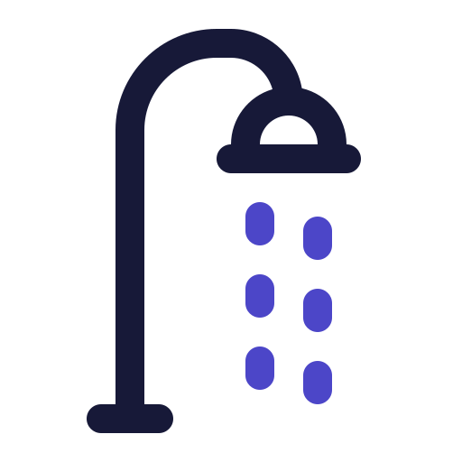 Shower Generic Outline Color icon