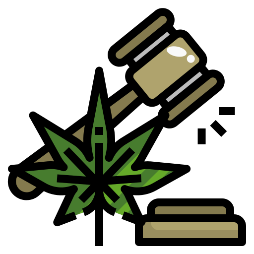legge sulla cannabis Generic Outline Color icona