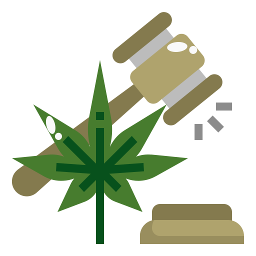 ley del cannabis Generic Flat icono