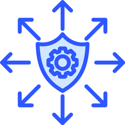krisenmanagement Generic Blue icon