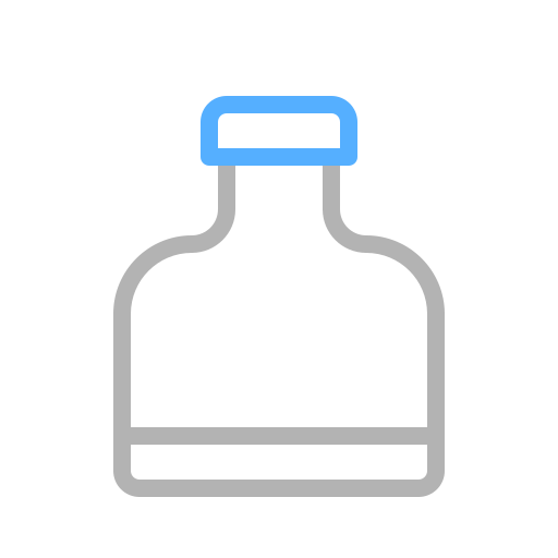 Бутылка чернил Generic Outline Color иконка