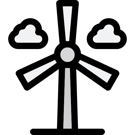 風力タービン Generic Outline Color icon