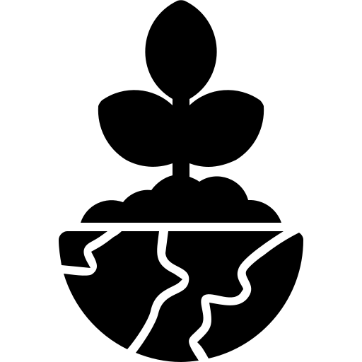 Зеленая земля Generic Glyph иконка