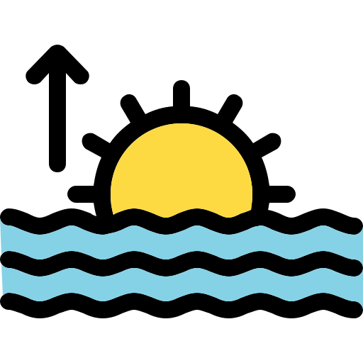 wschód słońca Generic Outline Color ikona