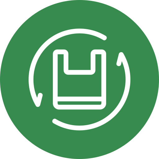 recycelte tasche Generic Flat icon