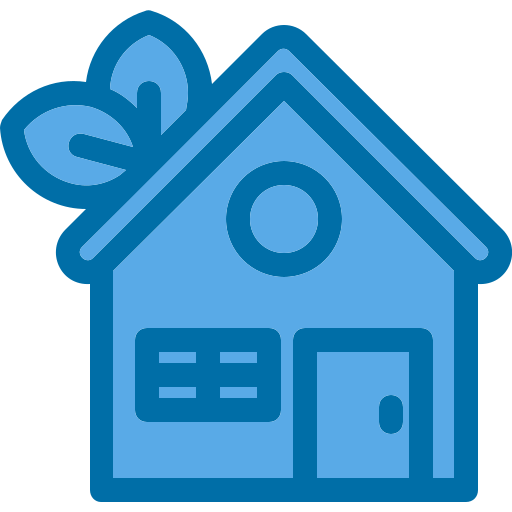 Eco home Generic Blue icon