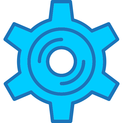 konfigurieren Generic Blue icon