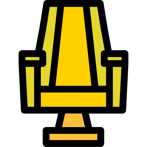 silla de juego Generic Outline Color icono