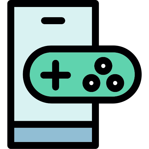 Mobile game Generic Outline Color icon