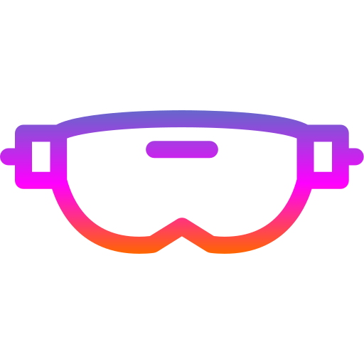 óculos de realidade virtual Generic Gradient Ícone