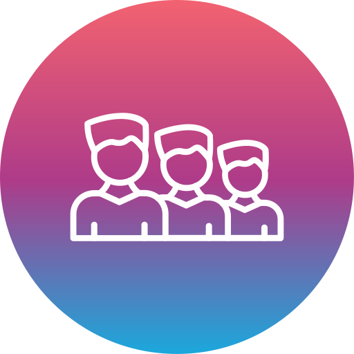 Teamwork Generic Flat Gradient icon