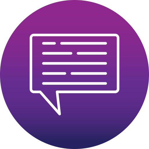 chat Generic Flat Gradient icono