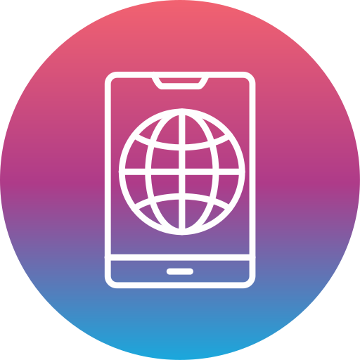 mundo Generic Flat Gradient icono