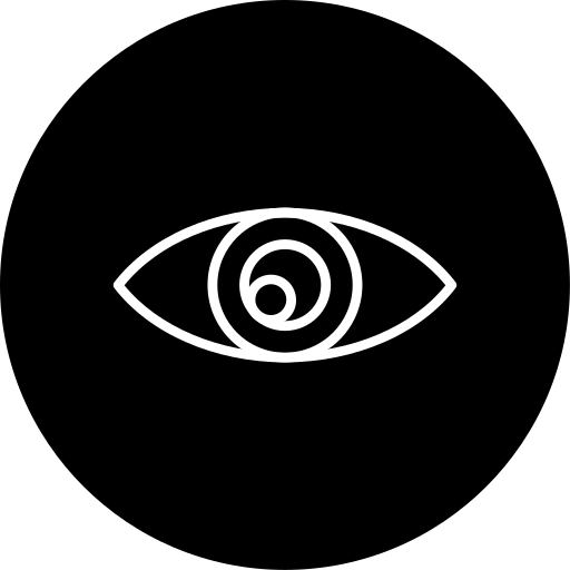 ojo Generic Glyph icono